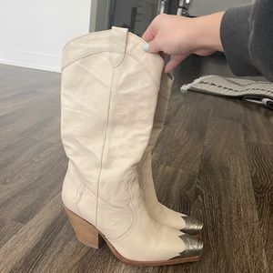 Free People Brayden tall western boot 38